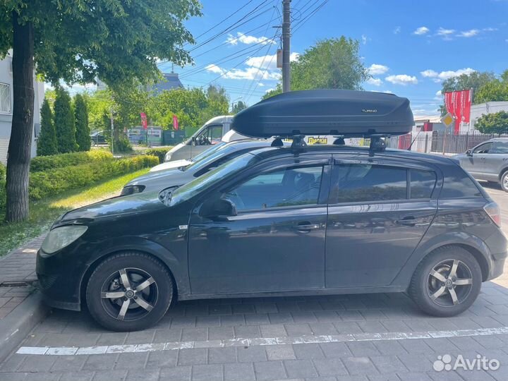 Автобокс Turino-1 410 литров черный на Astra