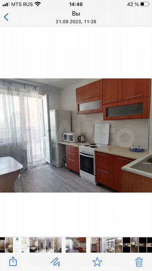 1-к. квартира, 38 м², 2 кровати