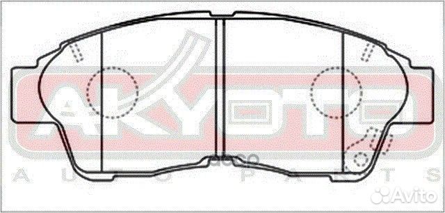 Колодки тормозные дисковые передние AKD-1322 AK