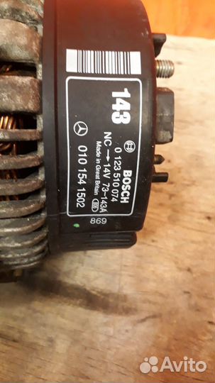 Генератор на mercedes vito 638