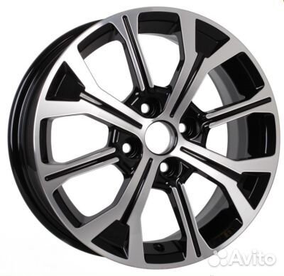 K&K кс945 : 6x15 4*100 Et:50 Dia:60,1 Алмаз черный