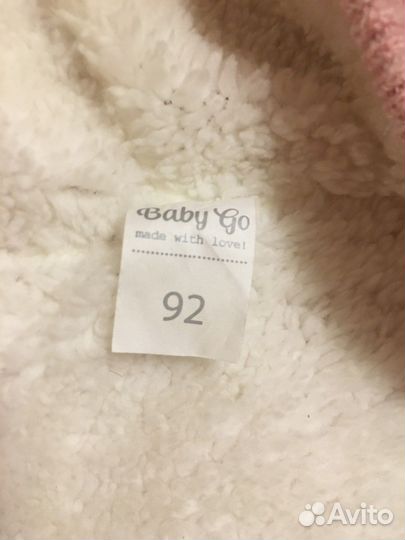 Кофточка теплая на девочку