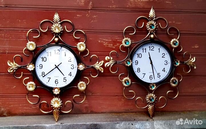 Часы кованные