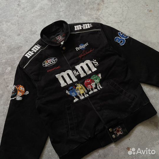 Винтажная куртка Nascar M&M Racing Team