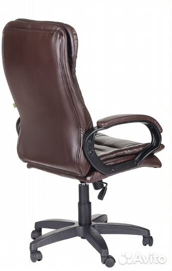 Кресло руководителя Силуэт коричневый