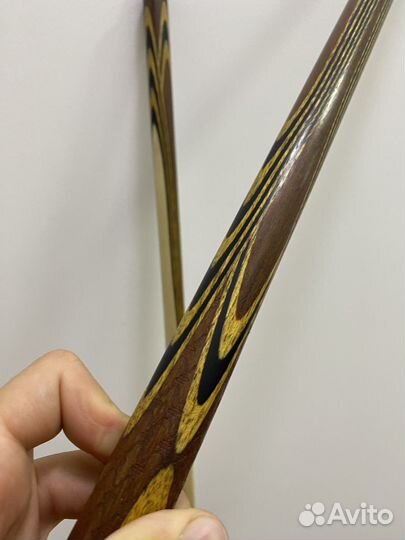 Кий для русского бильярда Королев, палисандр, граб