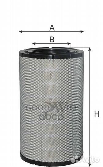 Фильтр воздушный (внешний) HCV AG1019 Goodwill