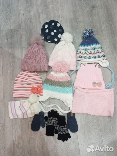 Комплект шапка, шарф