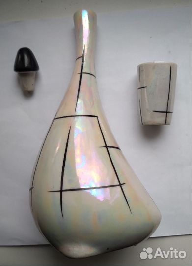 Винтажный фарфоровый штоф- графин 