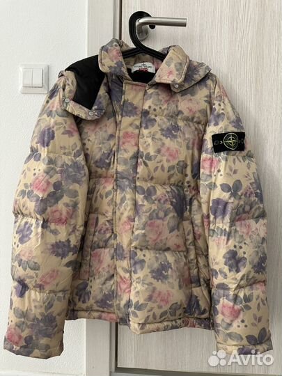 Stone Island-Supreme пуховик