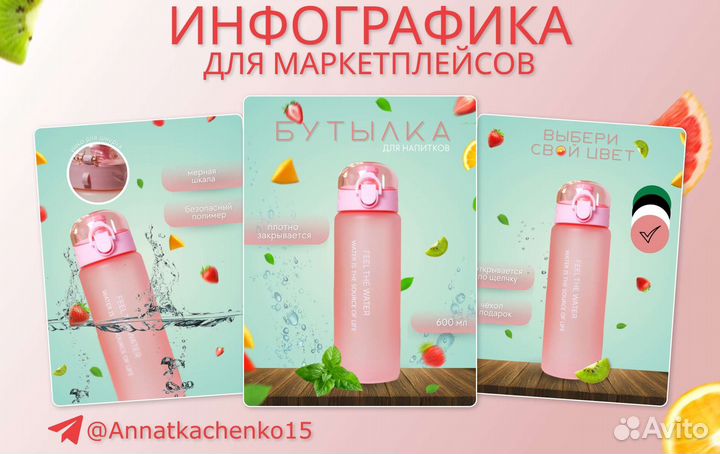 Инфографика для маркетплейсов вайлдберриз озон