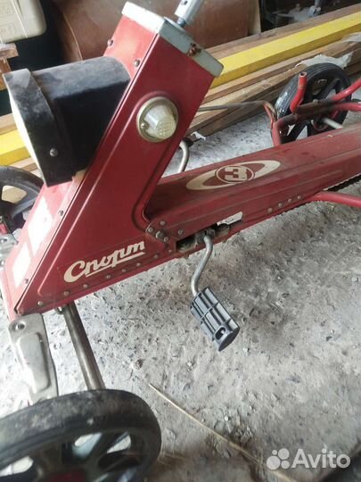 Детская педальная машинка спорт СССР