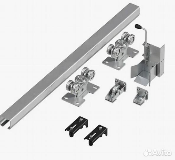 Комплект для откатных ворот. Оцинк шиной до 450 кг