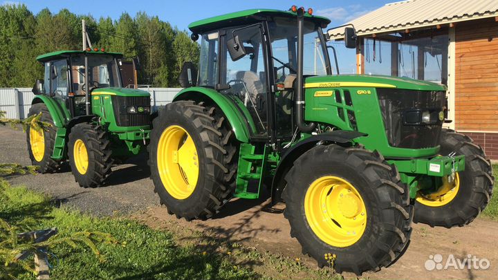 Трактор John Deere 6110B, 2021