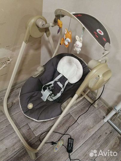 Детские электронные качели для новорожд Chicco