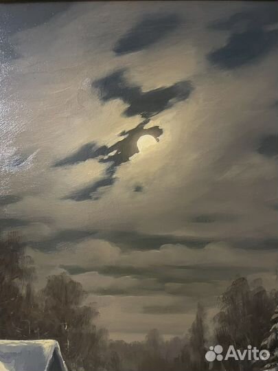 Картина маслом «Зимняя сказка» Долгополый А.А