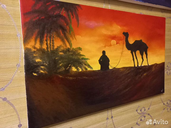 Картина маслом холст