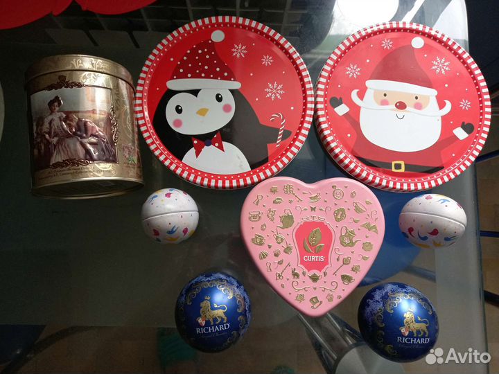 Металлические коробочки,баночки