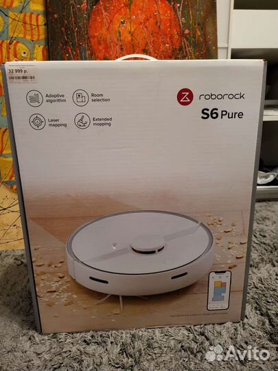 Робот пылесос xiaomi roborock s6 pure