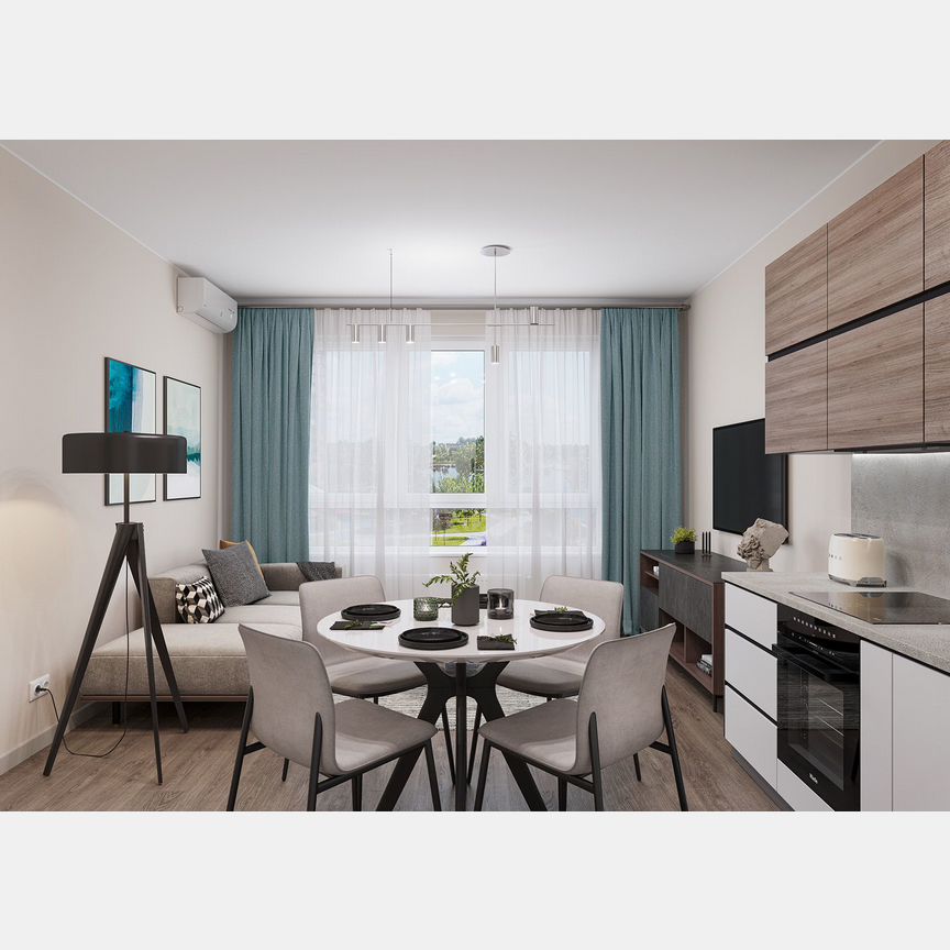 1-к. квартира, 44,5 м², 15/20 эт.