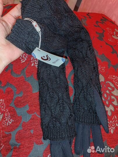 Перчатки женские вязаные