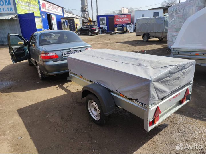 Прицеп легковой с тентом 53 см. Для дачи