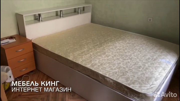 Кровать Саломея белая 1.6 м