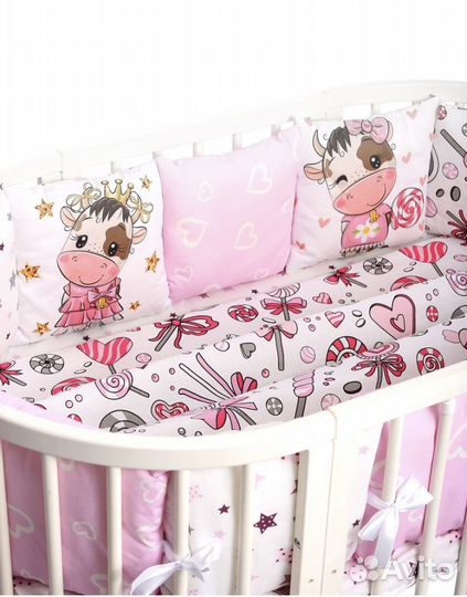 Бортики в детскую кроватку