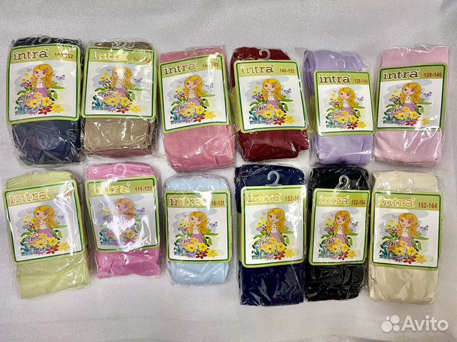 Колготки однотоные