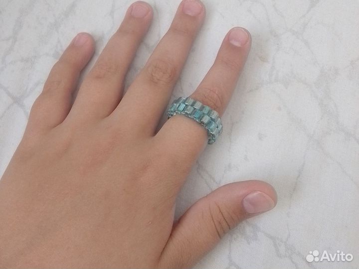 Кольцо из бисера