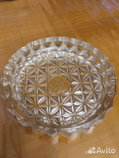 Хрустальная пепельница СССР