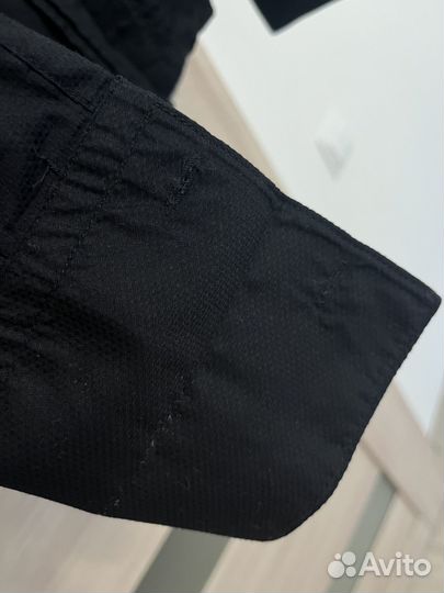 Рубашка на запонках черная