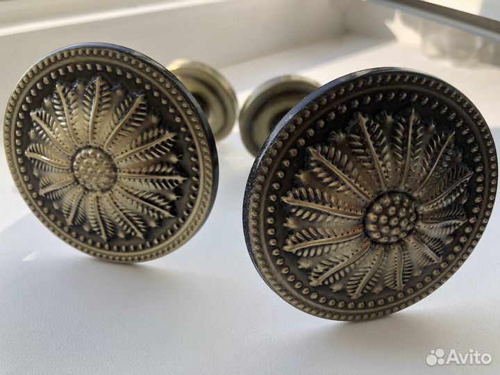 Подхваты для штор металлические Маура антик