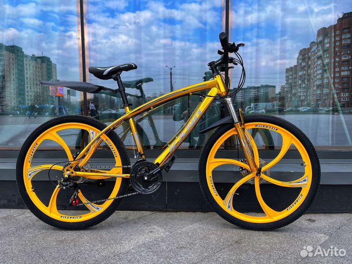 Велосипед на литых дисках