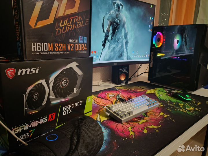 Игровой компьютер 12100f 1660S