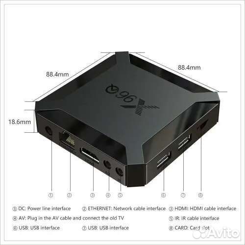 Android tv приставка X96Q