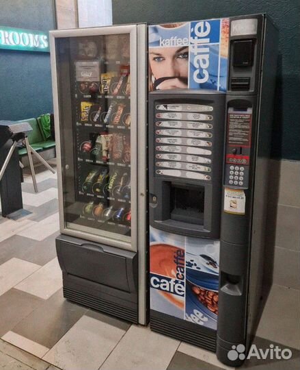 Установка кофейных автоматов и снековых аппаратов