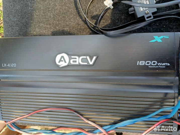 Сабвуфер и усилитель