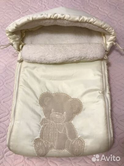 Конверт зимний меховой на овчине