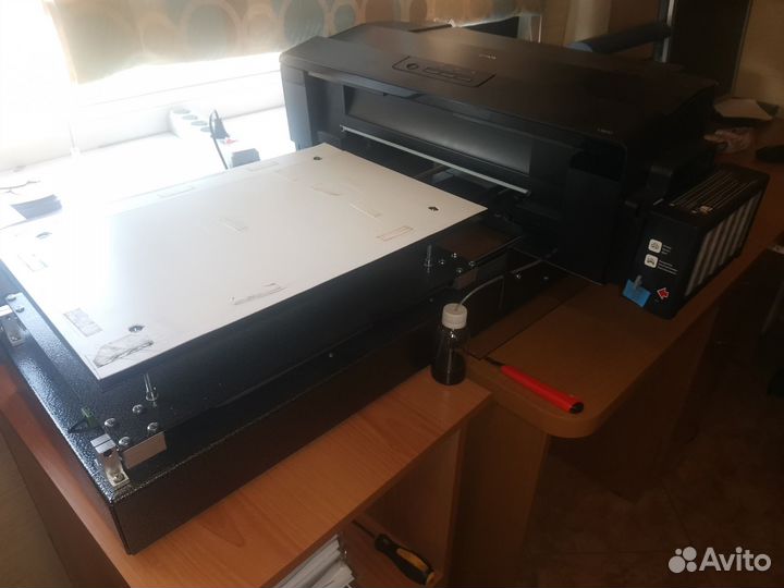 Принтер для печати на дереве / фанере/ ткани, А3