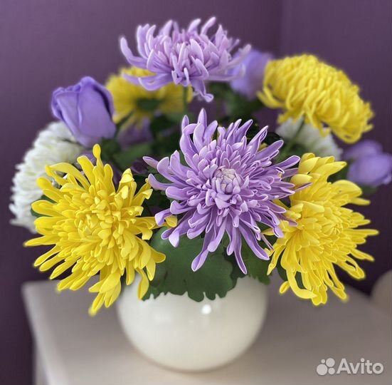 Букет цветов ручной работы