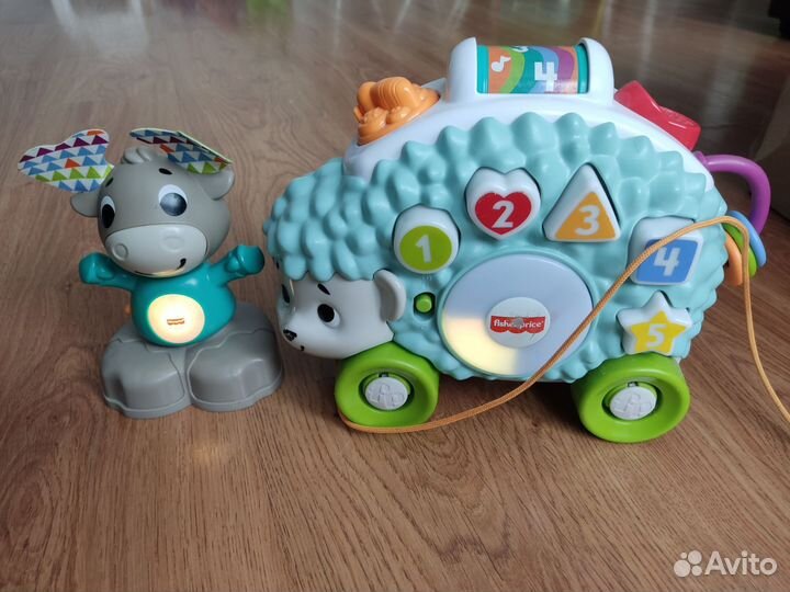 Fisher price ежик и лось
