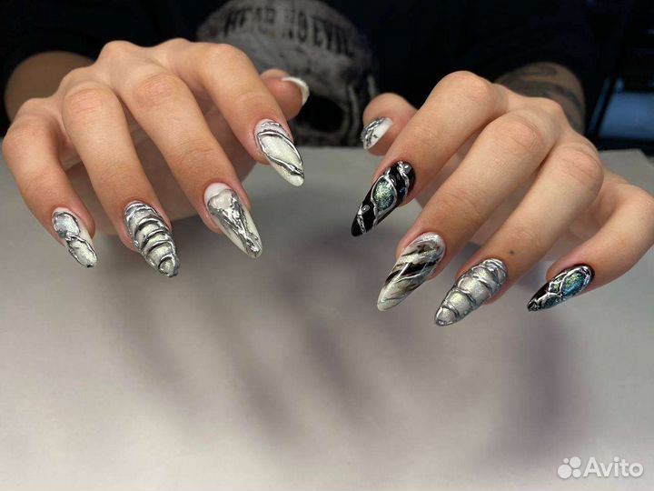 Маникюр/наращивание/окрашивание бровей