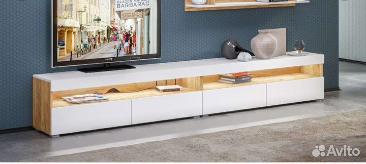 Тумба под телевизор в стиле лофт