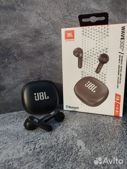 Беспроводные наушники JBL wave 300 tws чёрные