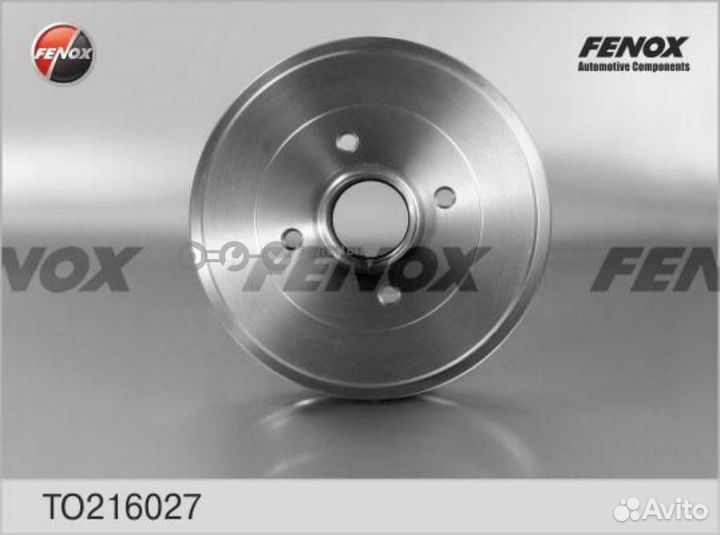 Fenox TO216027 Барабан тормозной renault logan/cli