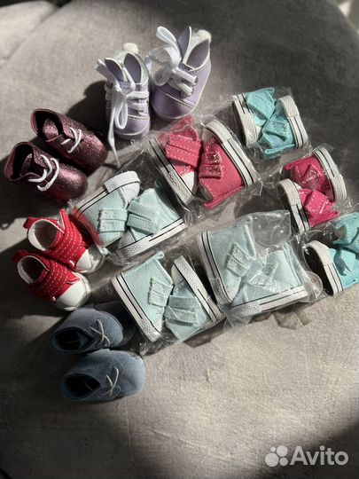 Кеды для кукол 5 см, обувь для куклы