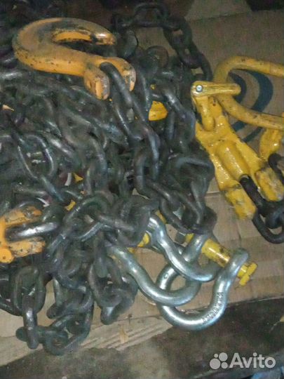 Стропы цепные 8т, 6м. комплект 4 шт бу