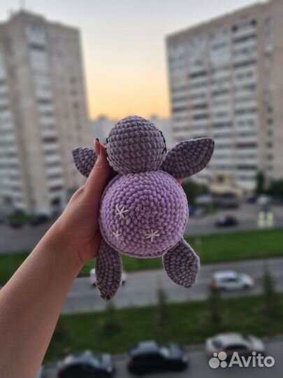 Плюшевая черепашка игрушка для малышей