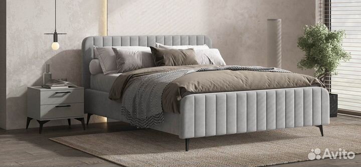 Кровать на ножках 160*200. Рассрочка без %